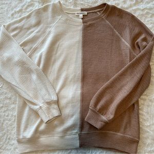 Blu Pepper Color Block Sweater